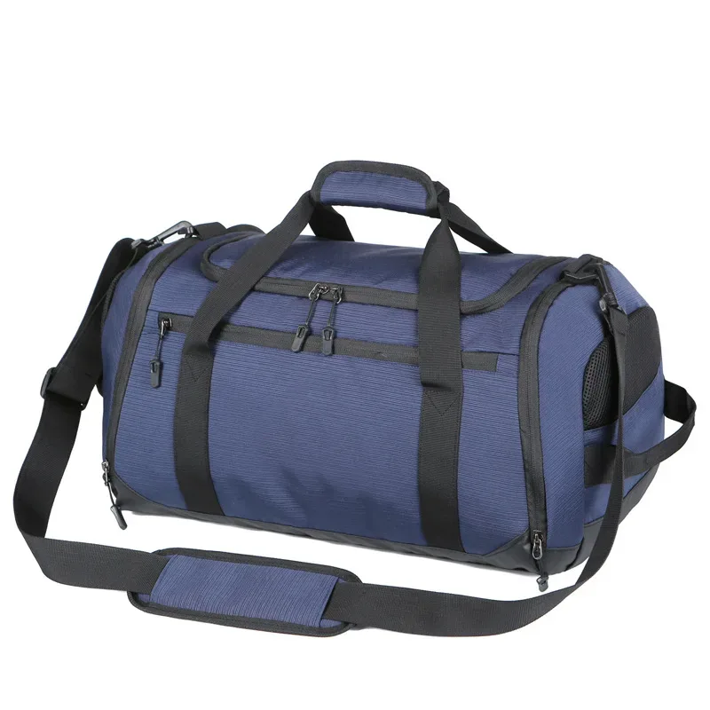 sac de sport avec logo personnalisé pour homme, sac de voyage étanche, sac de fitness, sac de rangement d'entraînement, bagage pour homme, motif de logo imprimé