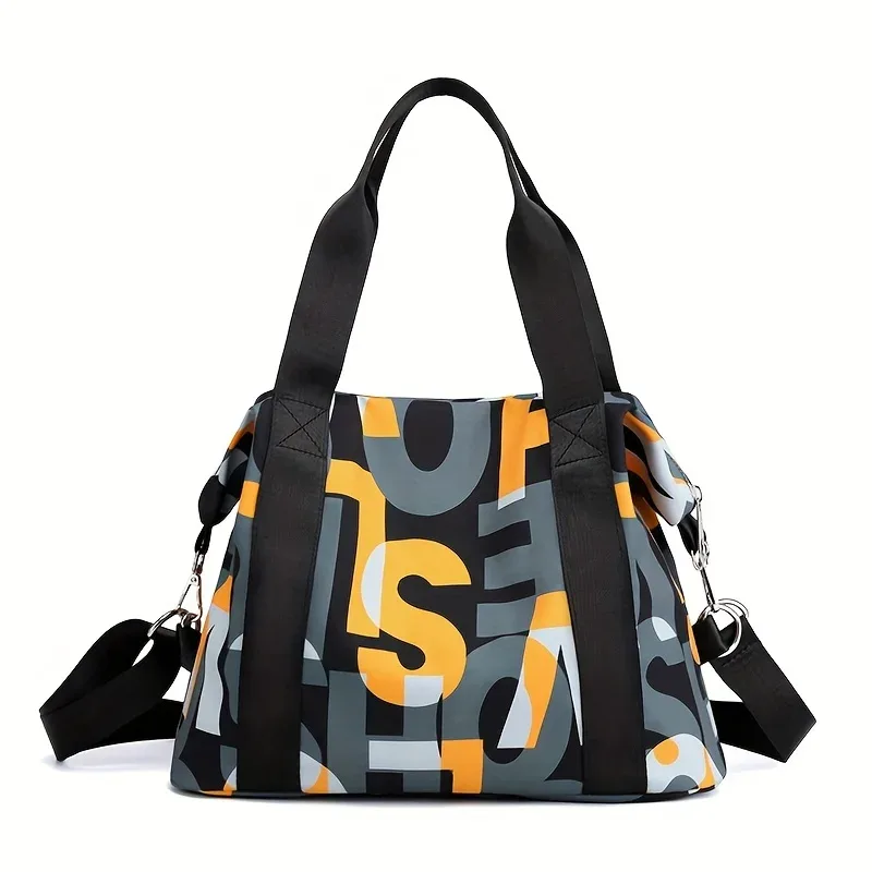 sac à main tendance en nylon pour femmes, grande capacité, sacs à bandoulière, fourre-tout en tissu oxford, sacs à main de voyage en plein air