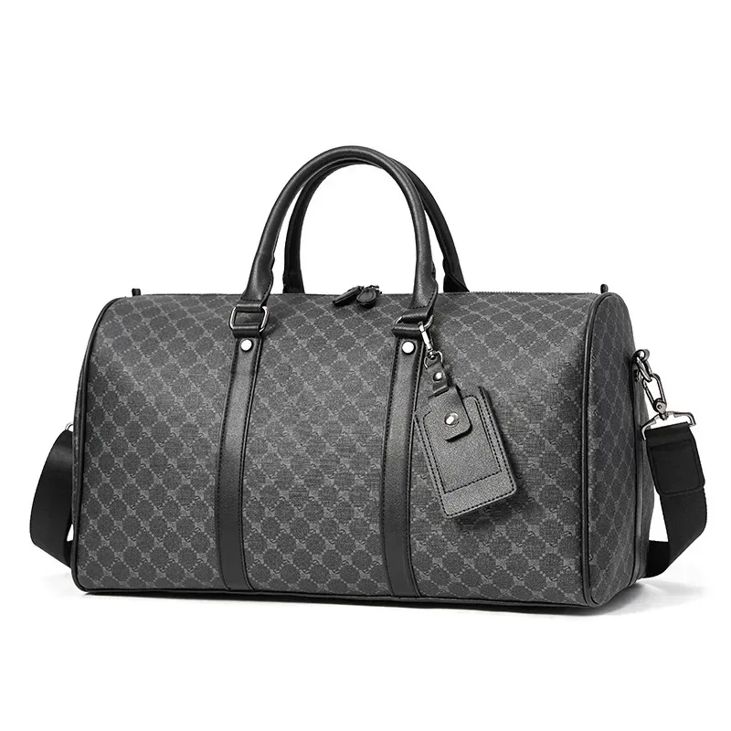 sac de voyage fourre-tout en cuir pour hommes et femmes, sac à main de fitness, sacs initiés par un homme, grand fourre-tout d'affaires, sac à bagages, mode