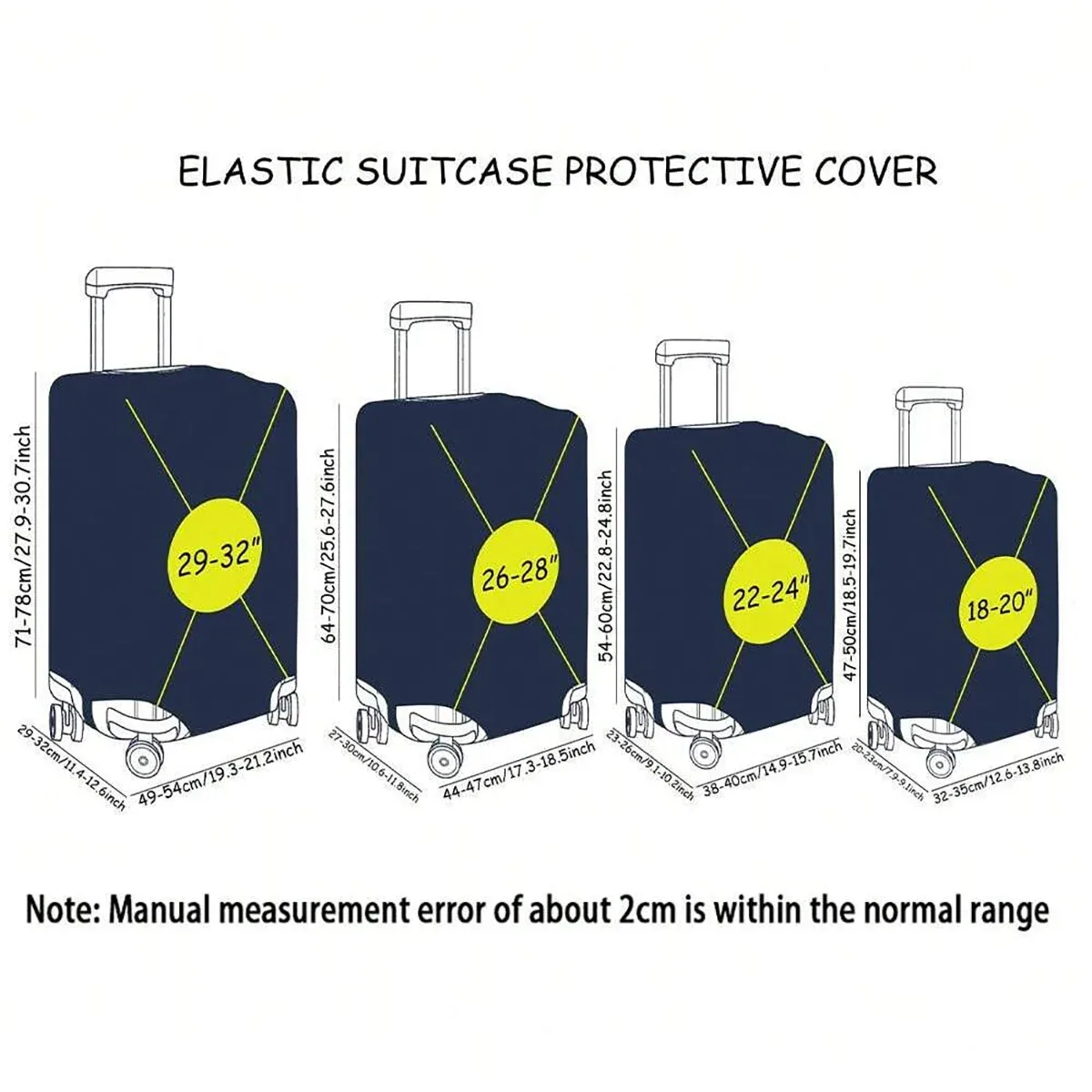 housse de protection pour bagages à motif d'ombre de chat arc-en-ciel coloré, adaptée aux housses de bagages de 18 à 32 pouces, aux gants de protection pour poignée de bagage, tra