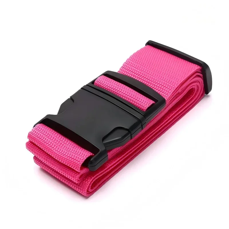 ceinture bagage polyester boucle fermeture rapide couleur noire rose bleu vert gris accessoire voyage