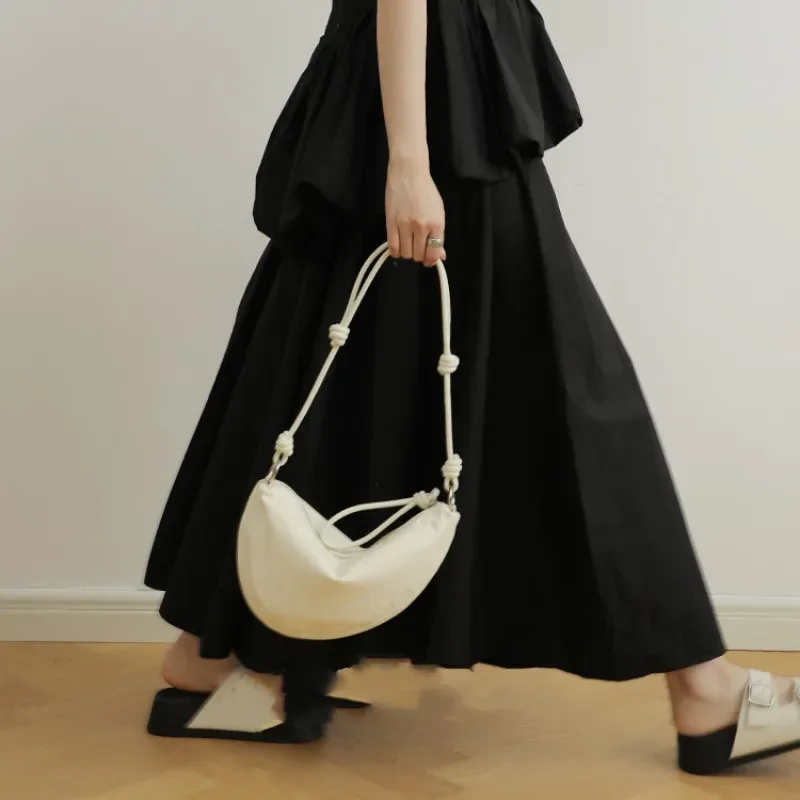 sac à bandoulière yanatari en cuir véritable, sac à main pour femme, grande capacité, sacs bandoulière en cuir de vachette pleine fleur 2026