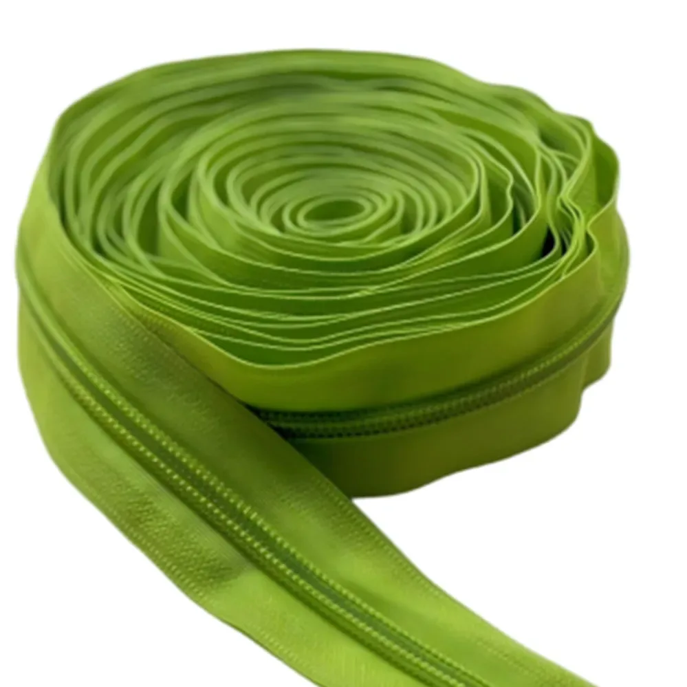 5 #   ruban de fermeture éclair en nylon arc-en-ciel sans curseur, 1-10m, fermetures éclair au mètre, kit de réparation de fermetures éclair pour sacs et fournitures