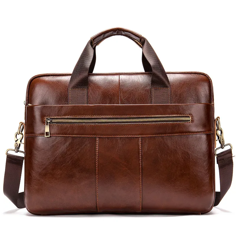 westal sac pour hommes en cuir véritable hommes porte-documents pour ordinateur portable 14 messager hommes sac en cuir portefeuille d'affaires pour document a4 7022