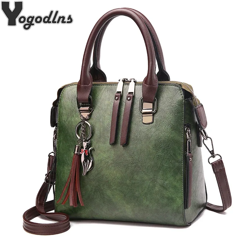 sacs à main vintage en cuir pu pour femmes, sacoches totestassel de styliste, sac à bandoulière boston, offre spéciale