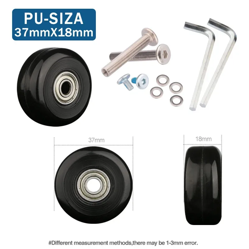 roues de remplacement universelles pour bagages de voyage, accessoires de réparation de valise, à la mode, 360 spinner