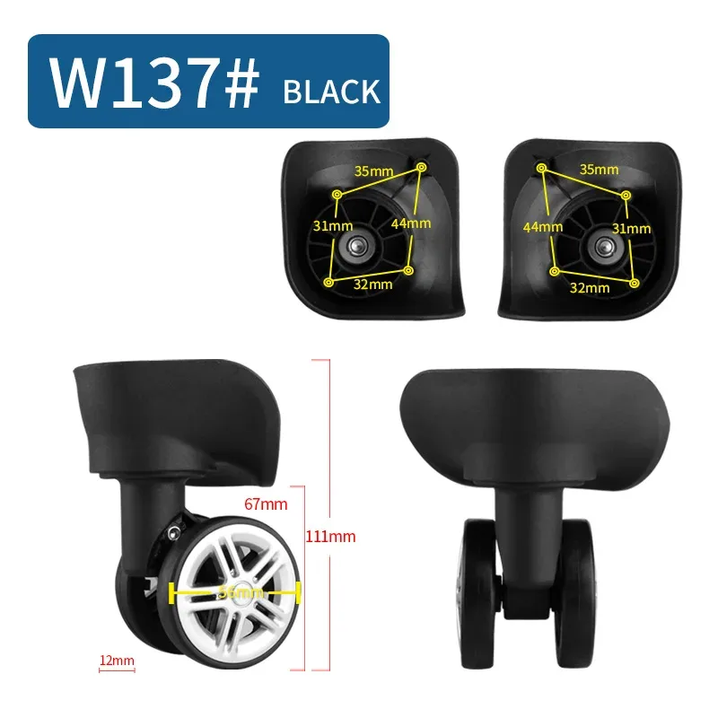 valise fixation rétractable et mécanisme d'attache de sécurité roulettes remplacement boîtier de chariot roue muette roue universelle valise roulette accessoires valise roulette