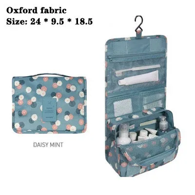 trousse de maquillage étanche de voyage, trousse de toilette suspendue pour femme, sac à cosmétiques pliable, organisateur, trousse de lavage, pochette de trousse de toilette portable