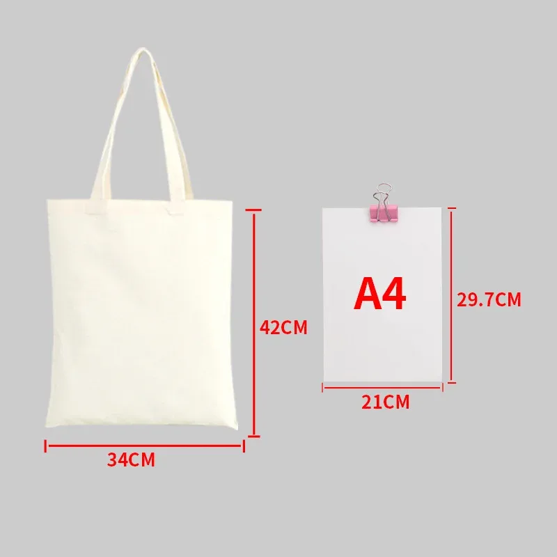 iskybob sac en toile de grande capacité sac à bandoulière sac à main beige pliant eco fourre-tout sacs réutilisable bricolage sac de rangement d'épicerie sac à provisions