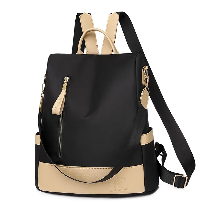 sac à dos antivol pour femmes, imperméable, à bandoulière, grande capacité, pour l'école, voyage simple et décontracté, pour étudiants