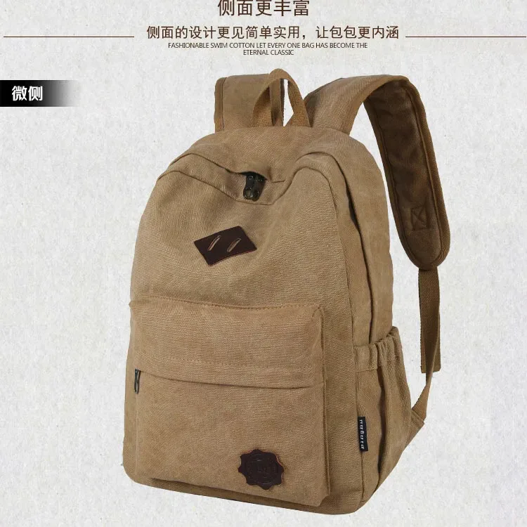 yoreai-sac à dos en tissu toile pour homme, grande capacité, décontracté, multifonction, école, étudiant, voyage, gt, simple, nouveau