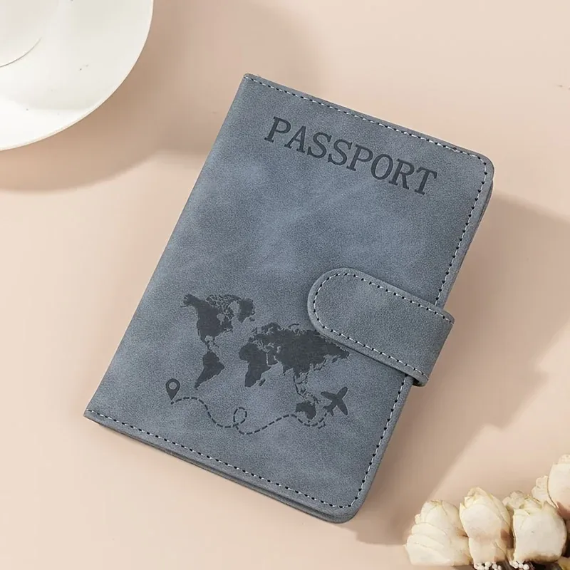 porte-passeport rfid pour voyage femme/homme, joli portefeuille de passeport avec blocage rfid, emplacements pour cartes, étui/porte-passeport rfid, portefeuille de voyage