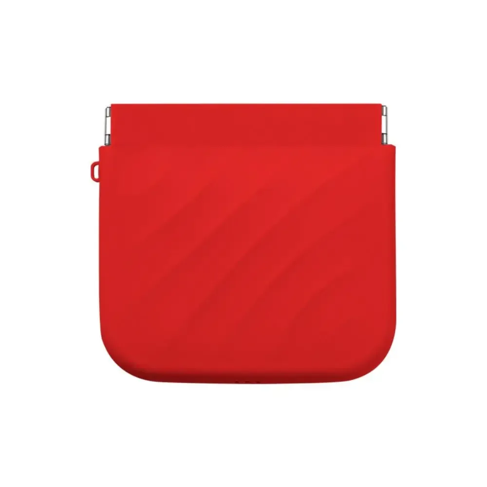 mini sac cosmétique simple en silicone, trousse de maquillage, accessoires de voyage, porte-monnaie, sac de rangement, sac de rangement pour bijoux, sac à ressort en forme de feuille, pour filles