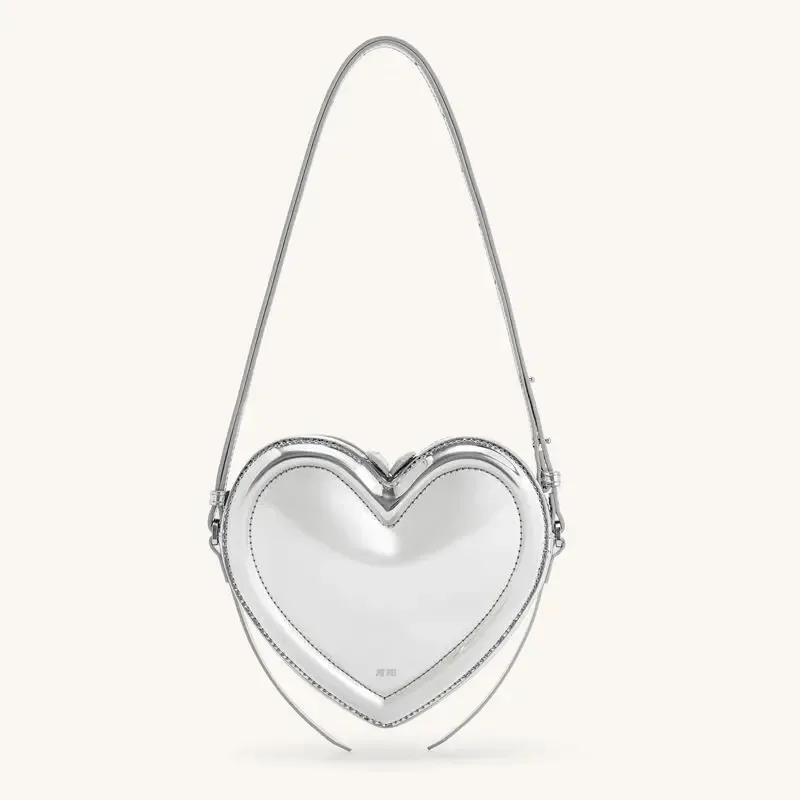 sac bandoulière en forme de cœur jwpei, sac d'amour tridimensionnel doux et cool, sac bandoulière pour femme