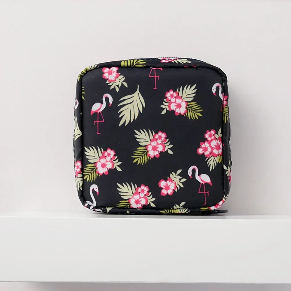sac de rangement pour serviettes hygiéniques portables pour femmes, pochette pour tampon, serviettes, sacs à cosmétiques, organisateur, sac de maquillage pour dames, sac pour serviettes d'hygiène pour filles