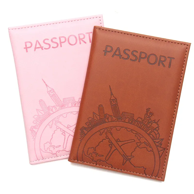 porte-passeport en cuir, étui pour passeport, porte-carte d'identité, porte-billets, accessoires de voyage