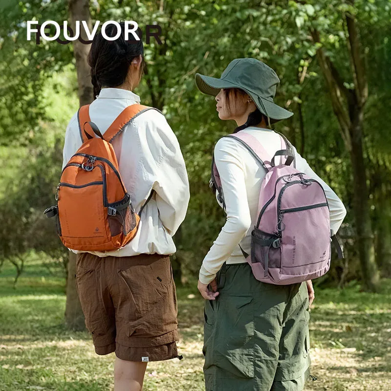 fouvor – sac à dos fonctionnel d'extérieur pour femmes, léger, pliable, résistant à l'eau, grande capacité, sac de voyage et de randonnée, 3037-05