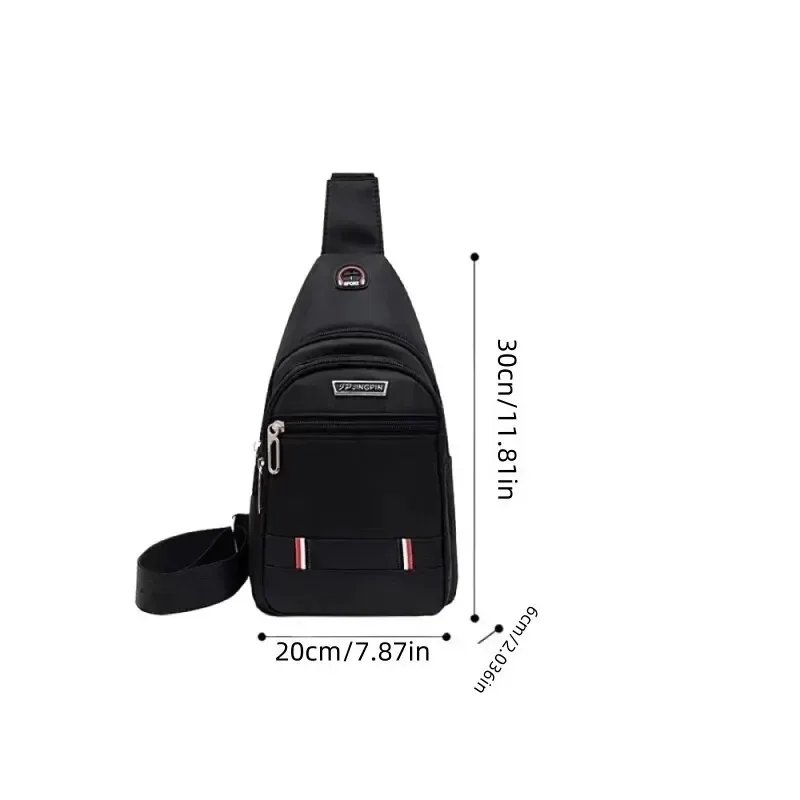 mode de voyage extérieur hommes crossborder petite poitrine polyester sac à bandoulière tendance loisirs.