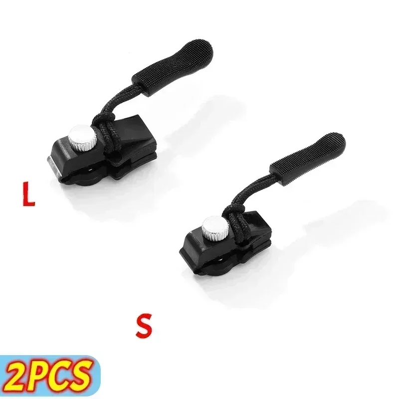 kit de réparation de fermeture éclair instantanée, 2 à 6 pièces, fixation de fermeture éclair de remplacement, dents coulissantes, tête de fermeture éclair de sauvetage, 3 tailles différentes