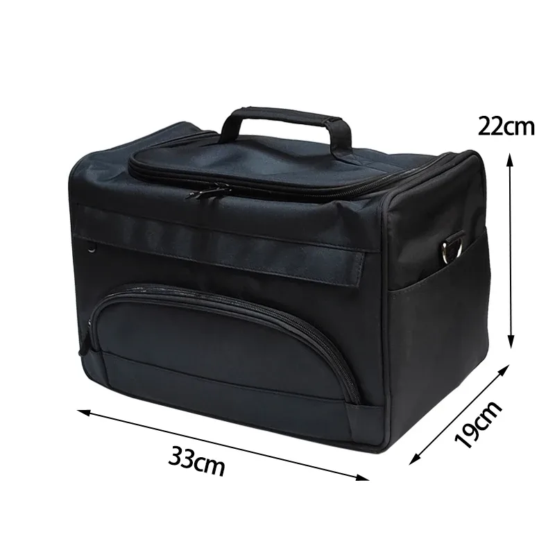 sac à main de grande capacité pour ciseaux à cheveux, outils de peigne de coiffure, sac de rangement de maquillage, sac de barbier de salon