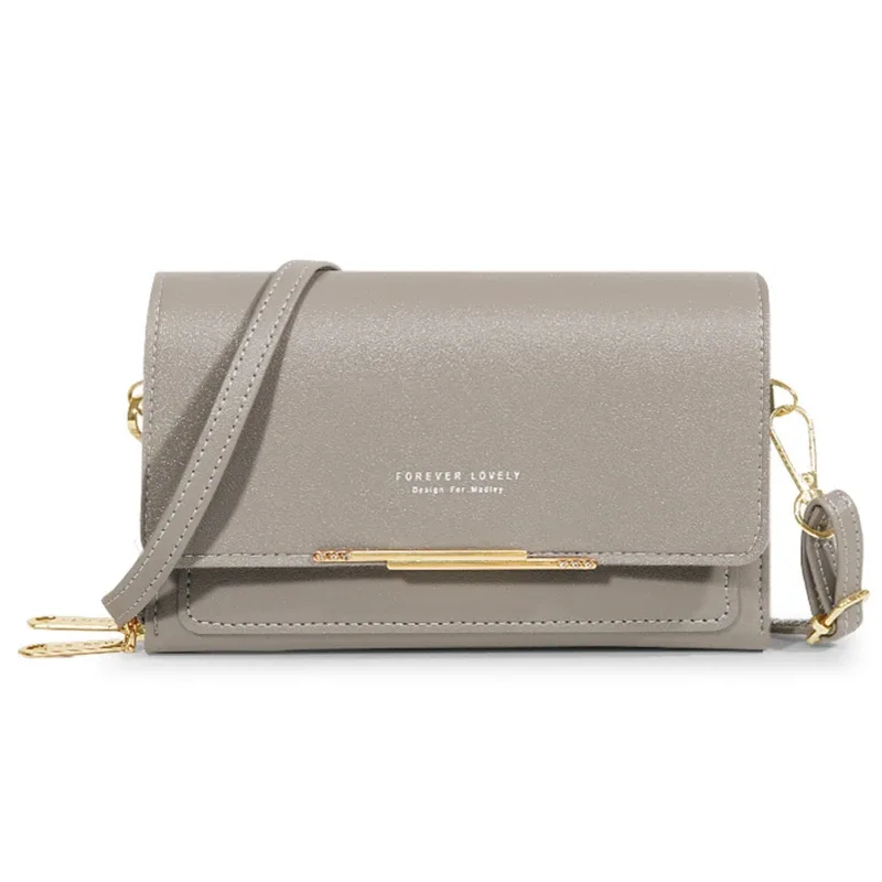portefeuille coréen pour femmes, sac à main multi-cartes, grande capacité, sac à bandoulière décontracté, paquet de téléphone portable, nouveau style à la mode