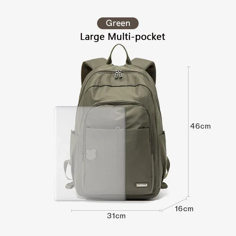 sac à dos unisexe fouvor pour l'extérieur, grande capacité, léger, simple, pour les voyages, l'école, les sports, les jeunes adolescents 2961-21