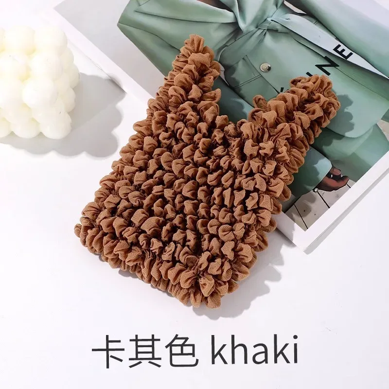 sac de rangement pliable et extensible en bulle, mini sac de courses grande capacité, sac à main élastique portable, 1 pièce