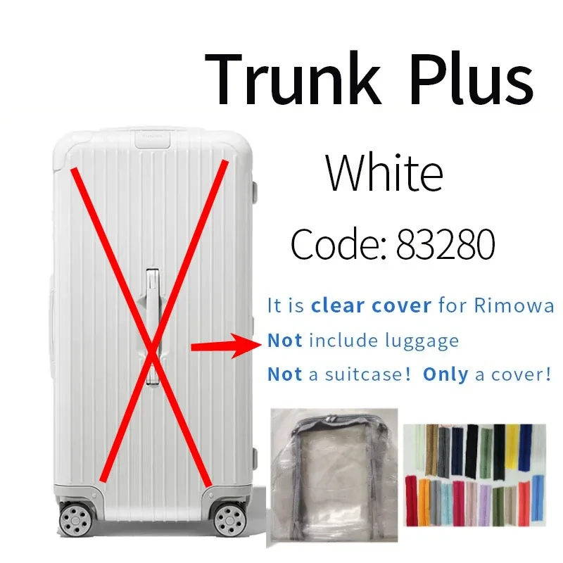 housses transparentes en pvc adaptées aux bagages rim essential 33 pouces, protection de valise de voyage, accessoires transparents, housse de protection anti-rayures