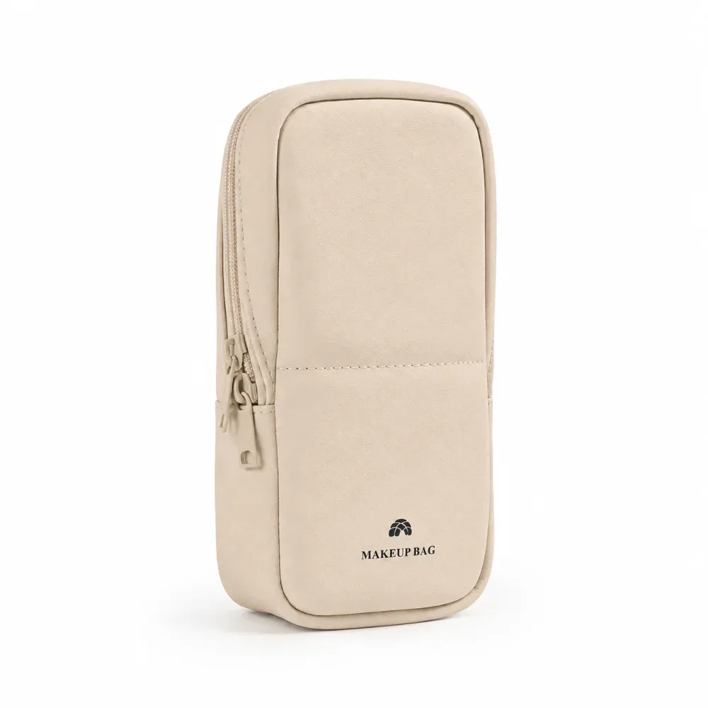nouvelle trousse de maquillage de voyage à fermeture magnétique, grande capacité, en cuir pu, organiseur de cosmétiques, sangle de bagage, étui portable pour pinceaux de maquillage, voyage