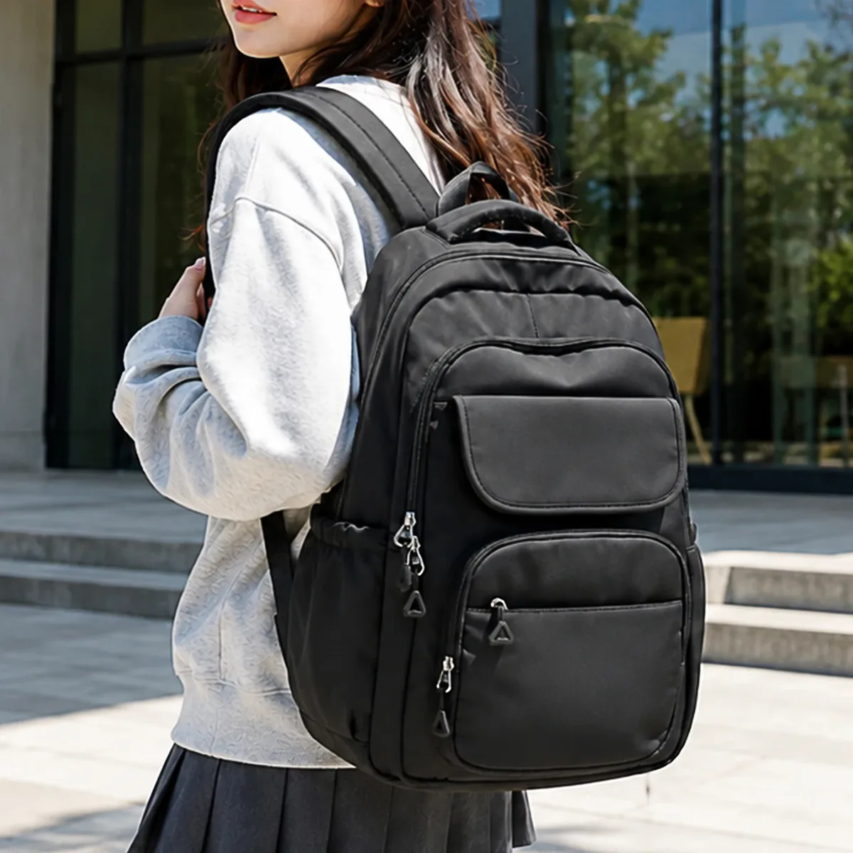 sac à dos scolaire pour adolescents, filles et garçons, sac d'école léger, sac à dos imperméable pour hommes et femmes, sac à dos décontracté pour ordinateur portable, pour l'université