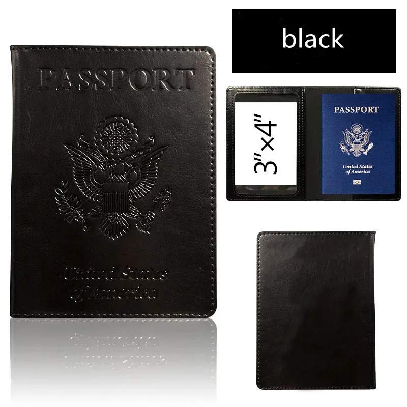 porte-passeport en cuir avec blocage rfid, étui à cartes, couverture, portefeuille, essentiel de voyage, voyage international, accessoires de voyage, ista haves