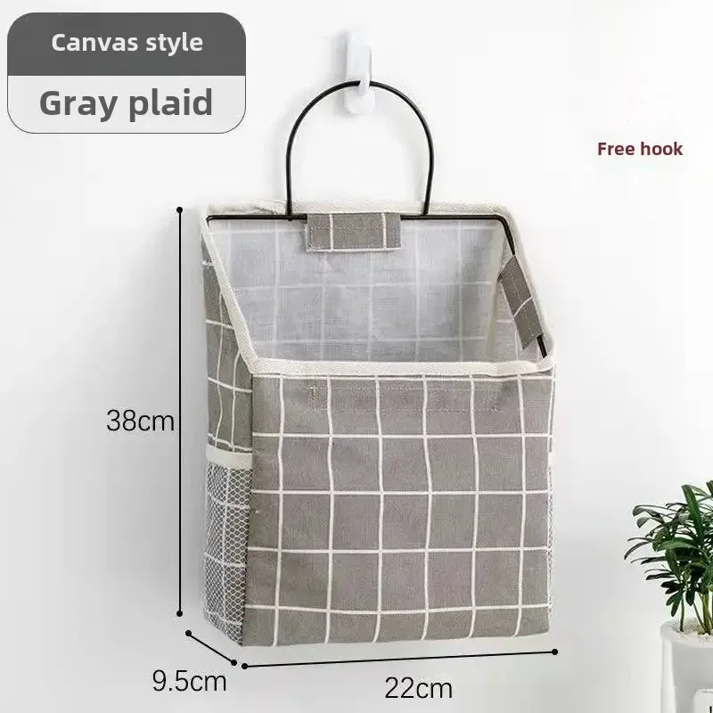 support mural en tissu à poche unique pour rangement, organisateur de salle de bain, solution de rangement suspendue pour chambre et dortoir
