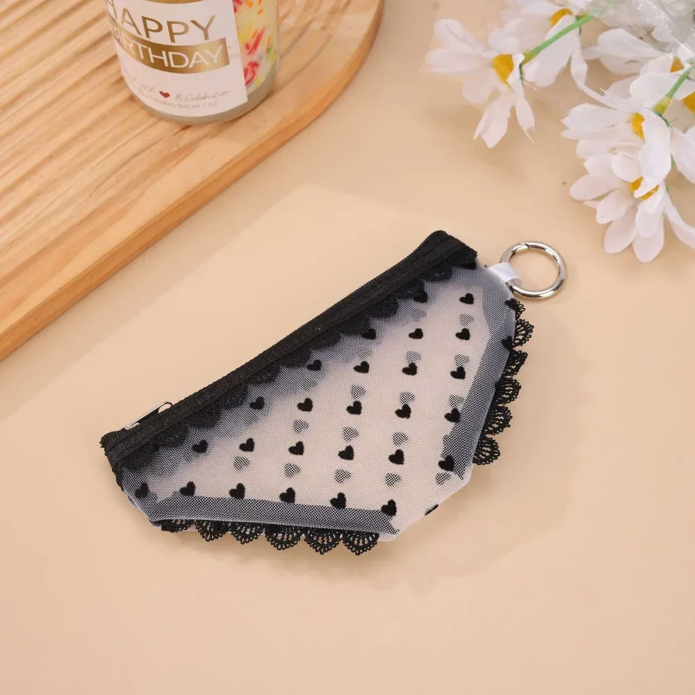 nouvelle trousse de toilette transparente en dentelle en forme de bikini, sac cosmétique en maille y2k, pochette de rangement pour maquillage, voyage et quotidien