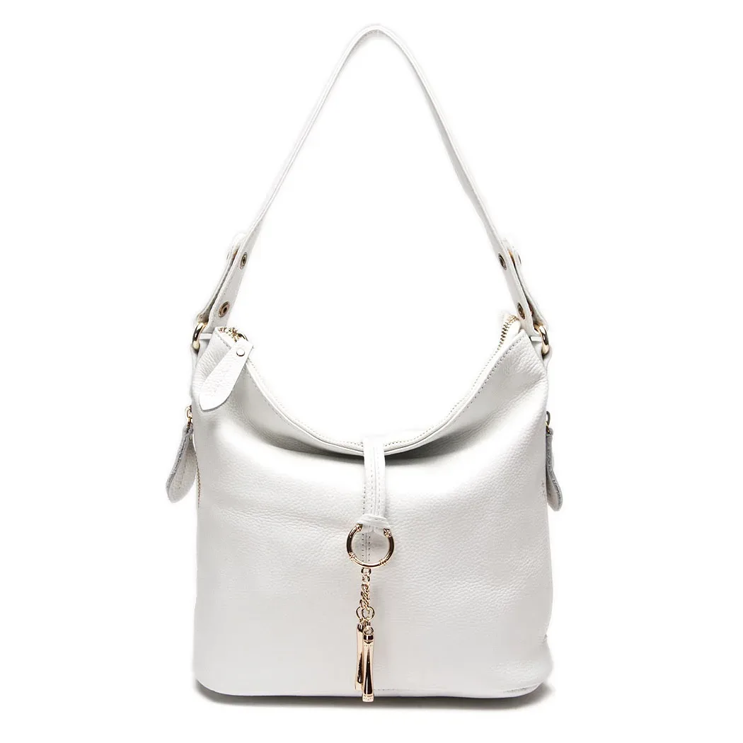 zency-sac à main élégant en cuir rouge pour femme, 100% group, hobo, charme, anneau, moyen, initié, jaune vif