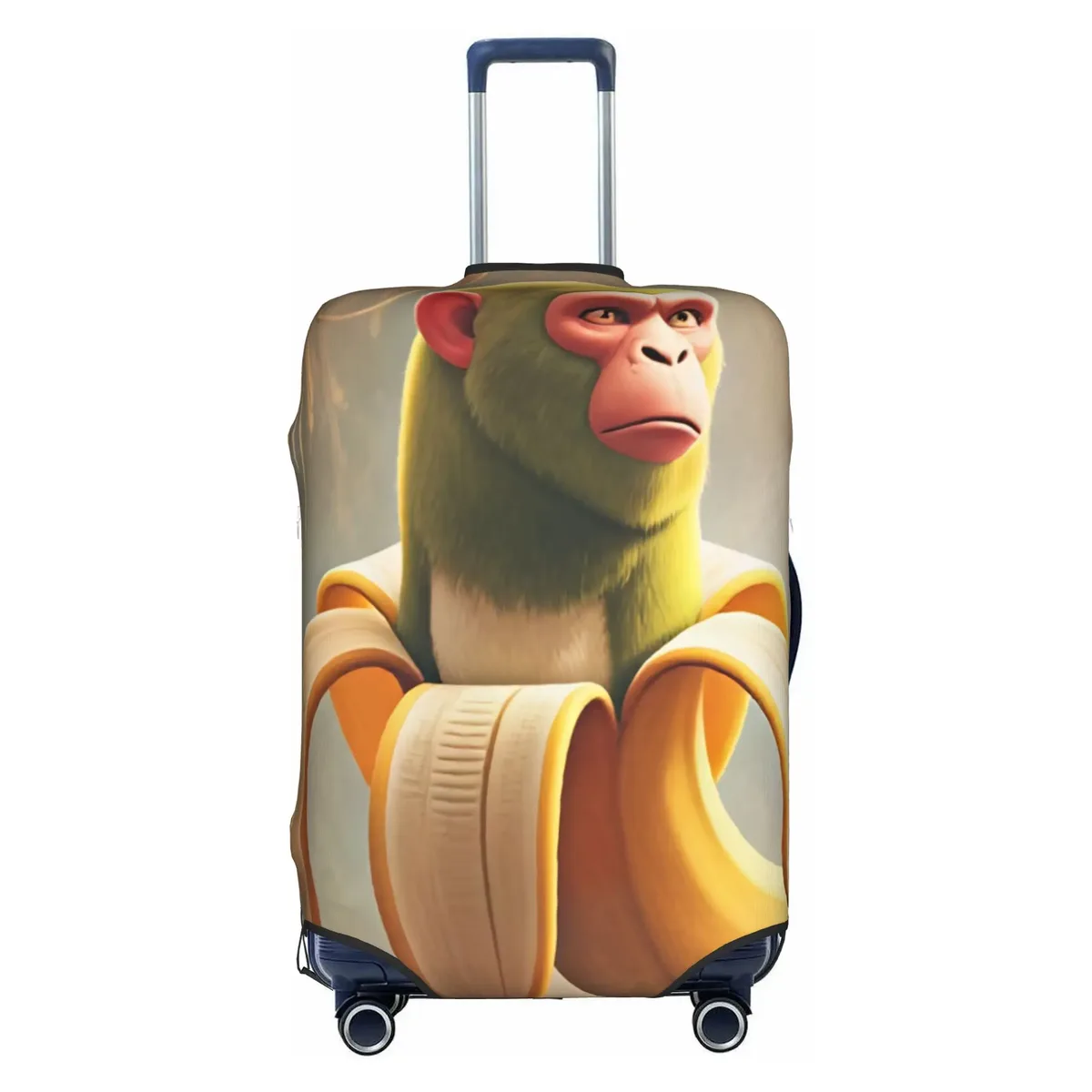 housse de protection élastique pour valise, motif humoristique italien tung tung tung sahur funk, convient aux valises de 18 à 32 pouces