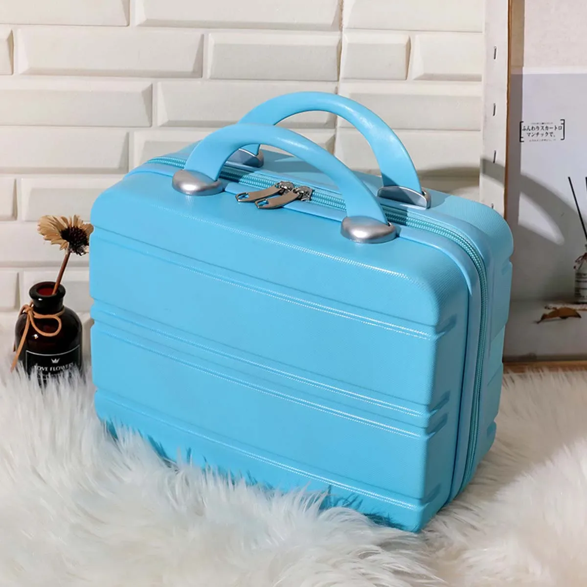 nouvelle valise tendance, trousse de toilette vintage 14 pouces, petite boîte de rangement, sac à maquillage, mini coffret cadeau de cérémonie, vente en gros