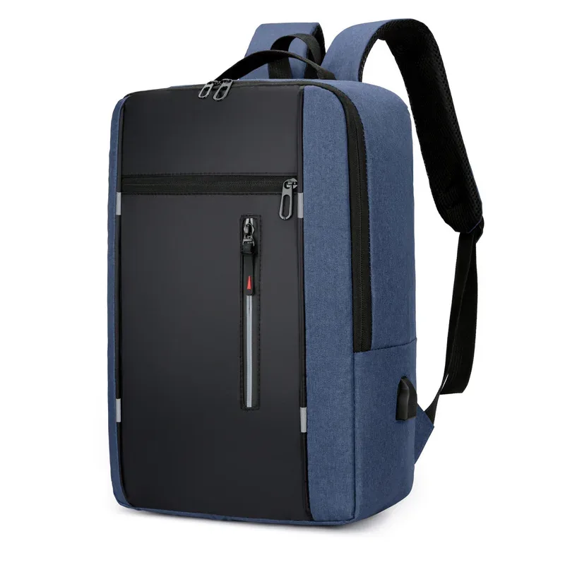 sac à dos oxford étanche pour ordinateur portable pour hommes 15.6 pouces usb charge voyage d'affaires école sac à dos haute capacité bolsa feminina