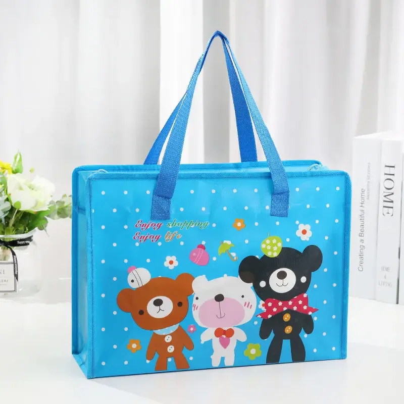 sac de courses pliable réutilisable pour femmes, grand sac fourre-tout en tissu non tissé unisexe, pochette pour épicerie