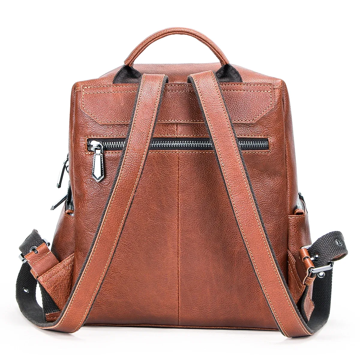 contact – petit sac à dos rétro en cuir véritable pour femmes, sac à dos de voyage, cartable à épaule, mochila