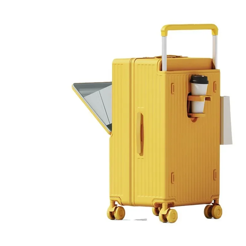 valise jean capacité grande compartiment séparé doublure confortable voyage antichoc serrure sécurité roues violettes