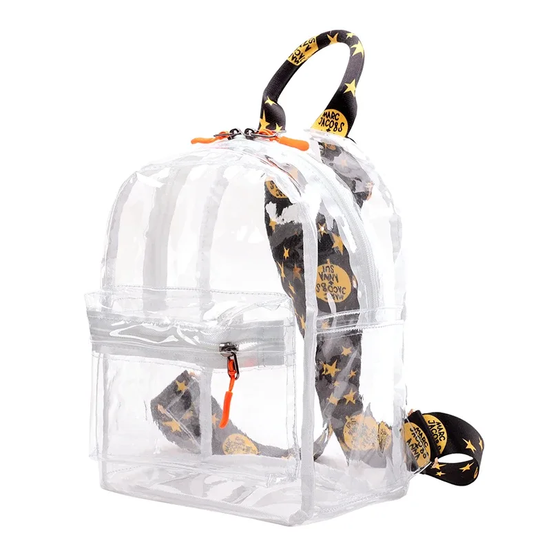 tinat fashion – sac à dos transparent pour femmes, mini sac à dos mignon de voyage, sac à dos d'école, sac d'étudiant pour filles, mochila pour enfant