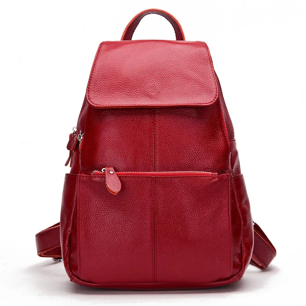zency – sac à dos en cuir marron pour femmes, sac à dos de voyage de grande capacité de qualité supérieure a ++ pour femmes, pour les navetteuses