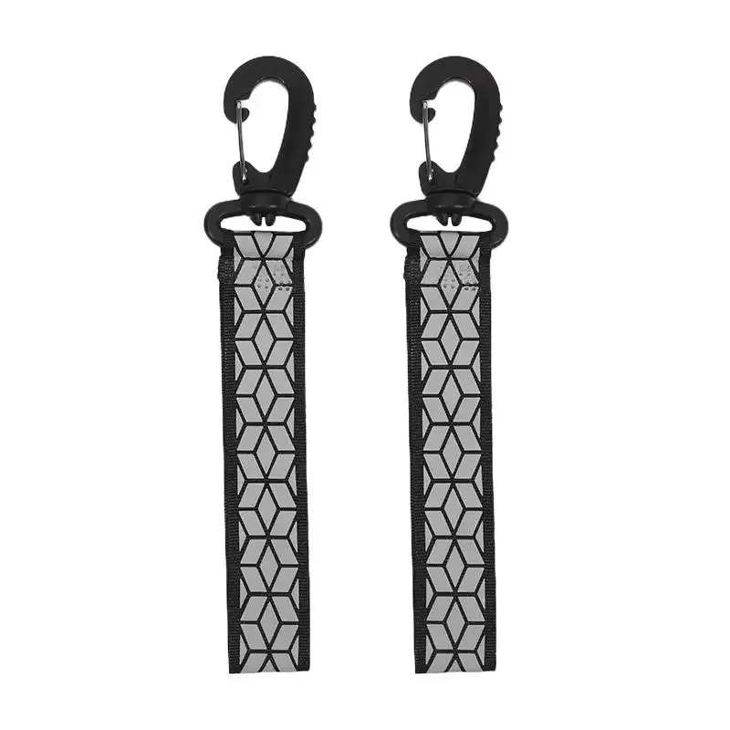 sangles réfléchissantes pour sac à dos, 2 pièces, porte-clés de sécurité réfléchissant pour sac à dos, fournitures de sécurité soigneusement conçues pour le camping