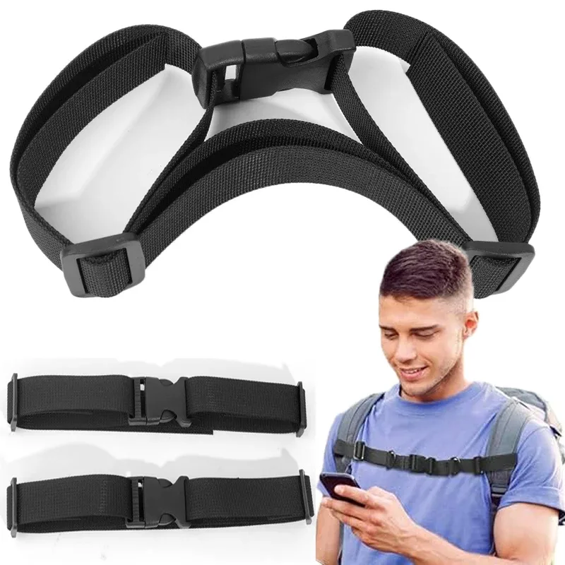 sangle de poitrine réglable pour sac à dos, harnais de transport pour sacs de camping et tactiques, accessoires pour sacs à dos