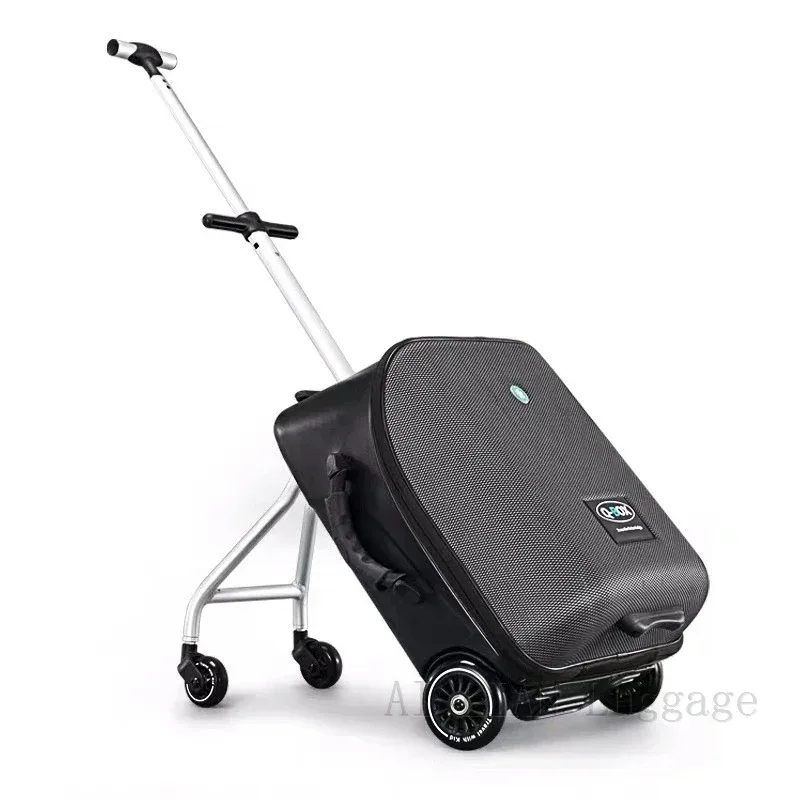 valise à roulettes pour enfants paresseux, bagages à roulettes pour bébé, boîte de scooter, nouvelle version améliorée, 20 pouces