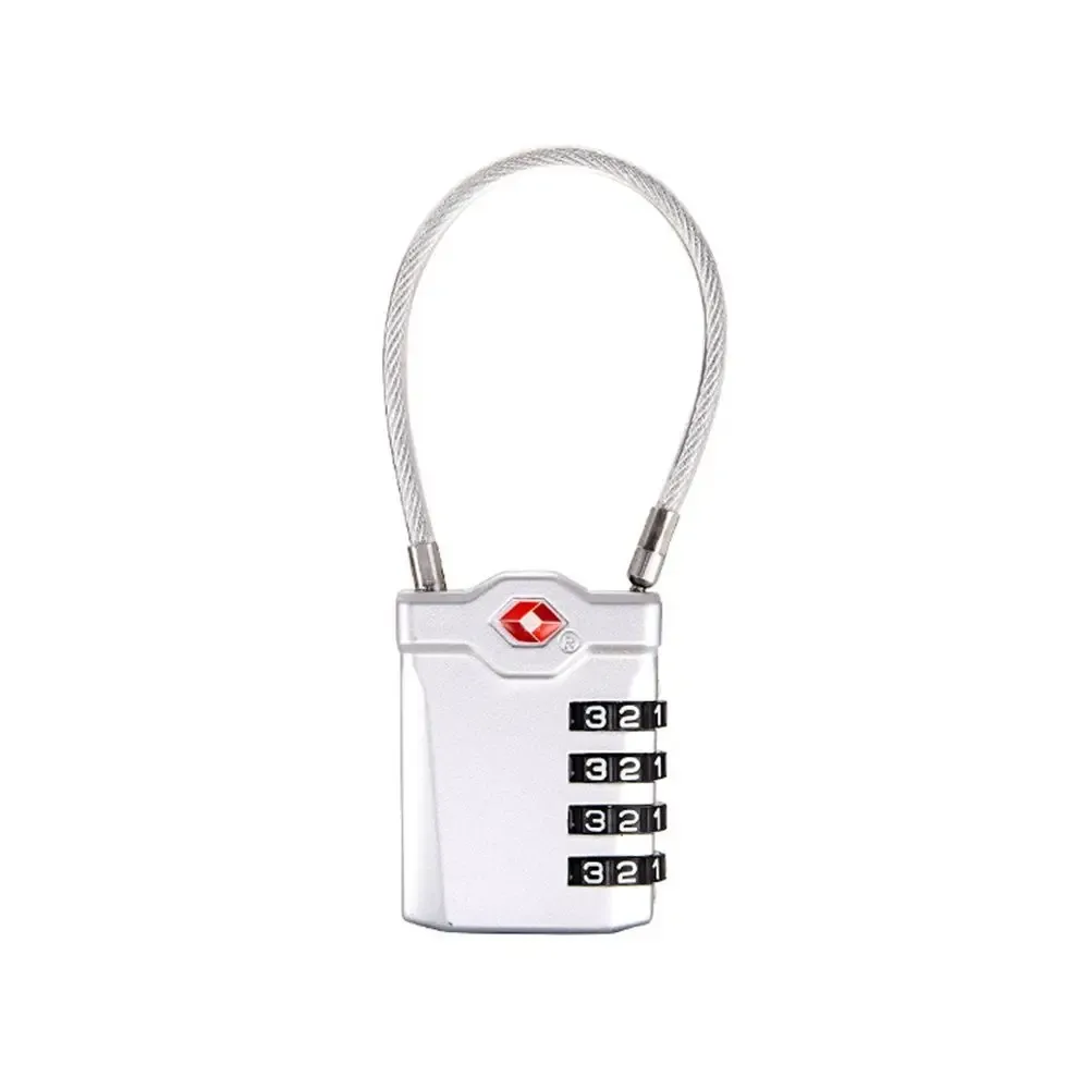 petit cadenas étanche, cadenas intelligent à combinaison portable, cadenas douanier tsa avec câble en acier, cadenas à code douanier
