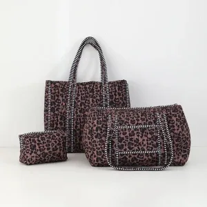 grand sac de voyage matelassé pour femmes, sac de week-end, imprimé floral, coton, sac de voyage pour la nuit, sac de sport