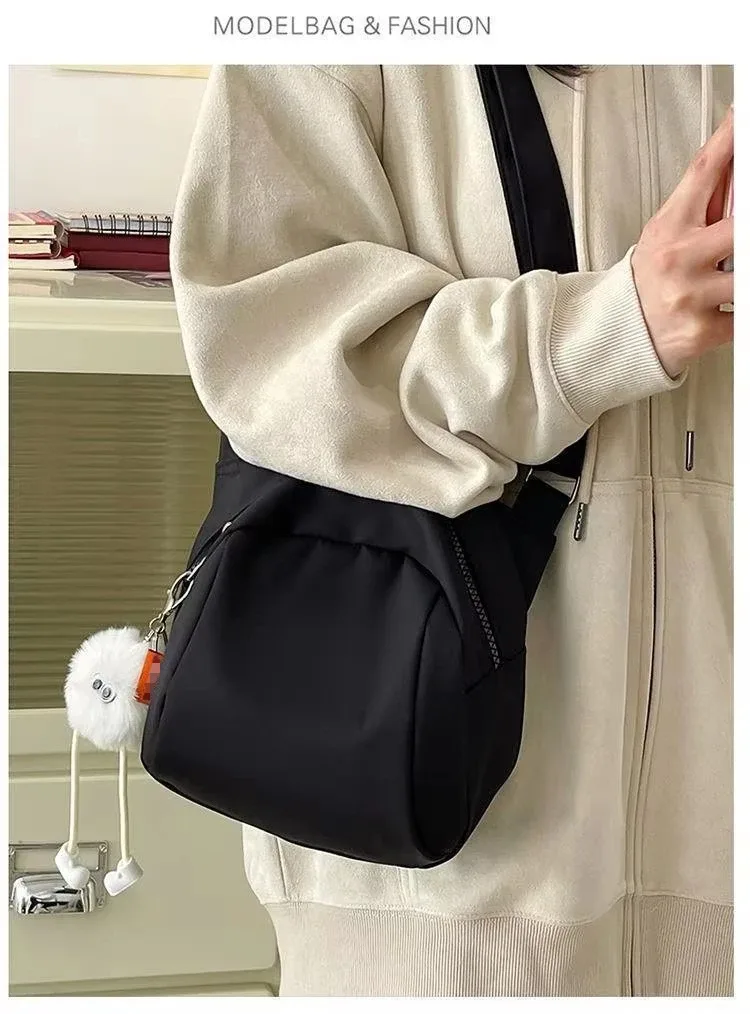 sac à bandoulière en nylon léger et polyvalent pour femme, nouvelle collection 2026, grande capacité, décontracté, pour le quotidien