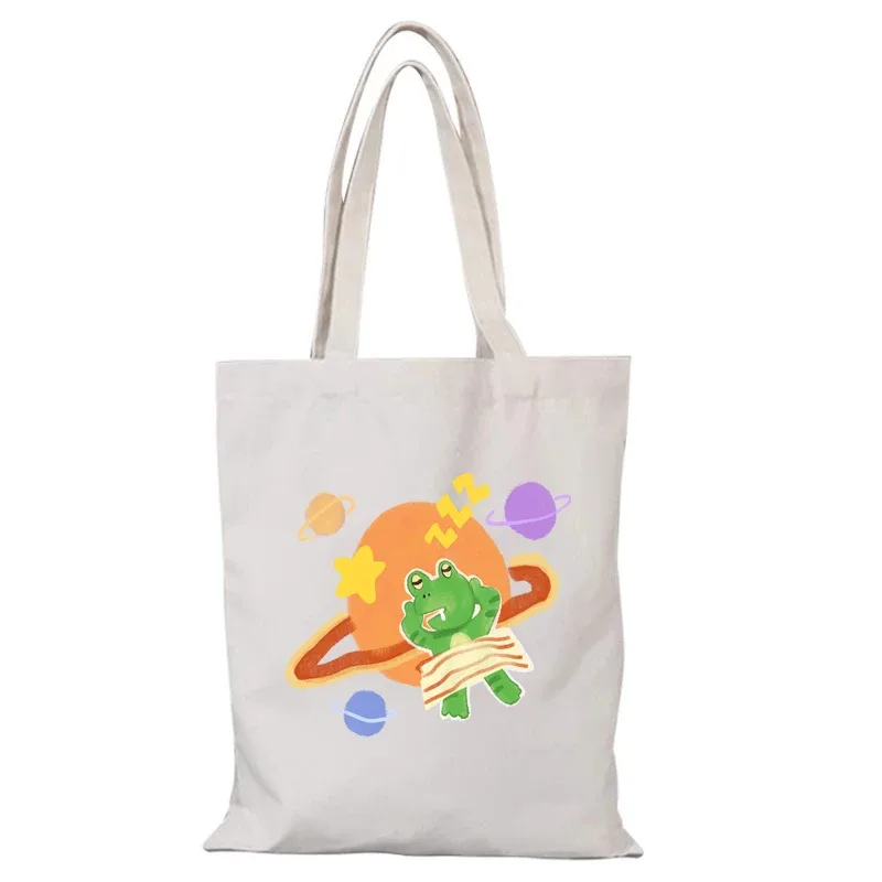sac cadeau motif dessin animé nouveaux sacs à main le sac fourre-tout dame sacs sac à main femme eco shopper shopping plage tissu toile épaule