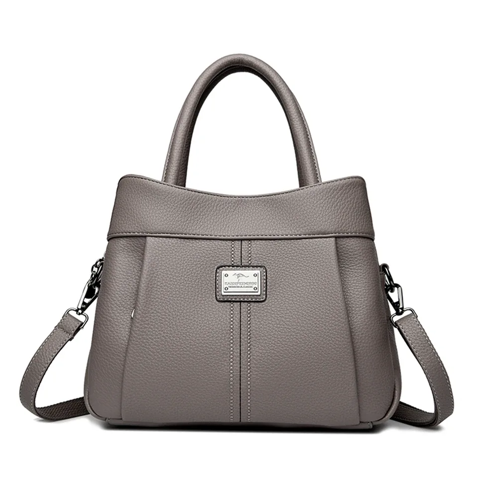 sac à bandoulière en cuir de haute qualité pour femme, sacs à poignée supérieure, sacs à main pour femme, sac messager, designer de luxe, initié